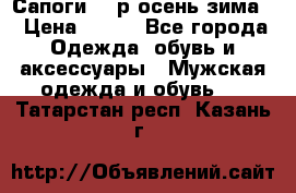 Сапоги 35 р.осень-зима  › Цена ­ 700 - Все города Одежда, обувь и аксессуары » Мужская одежда и обувь   . Татарстан респ.,Казань г.